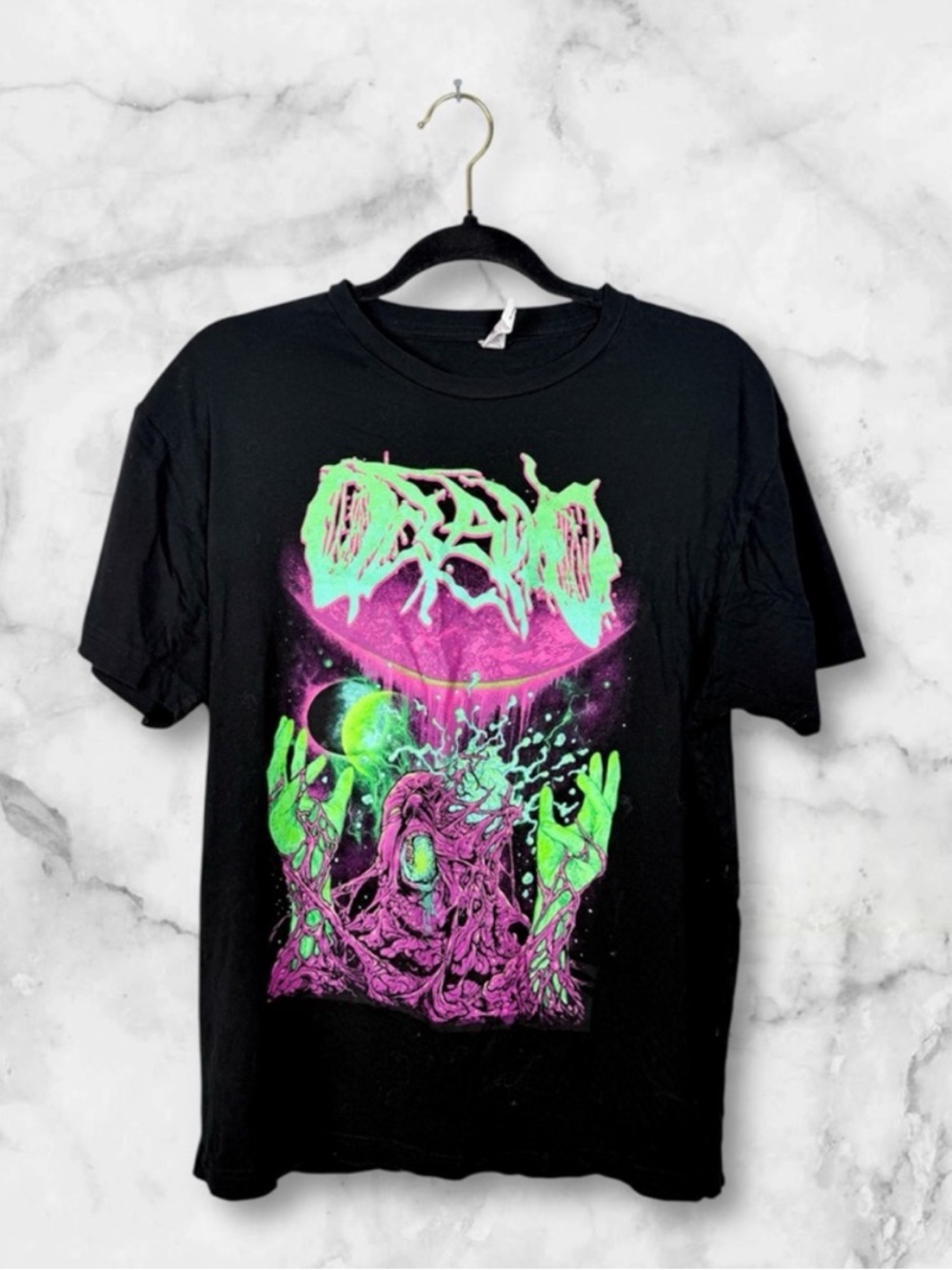 5 for $25 Oceano Lucid Dreams black short sleeve band T-shirt size large